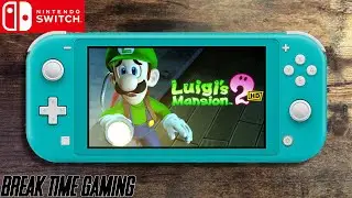 Luigis Mansion 2 HD Nintendo Switch Lite Gameplay (Turquoise)