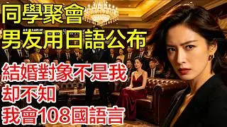 同學聚會，男友用日语公佈結婚對象不是我，卻不知，我會108國語言！