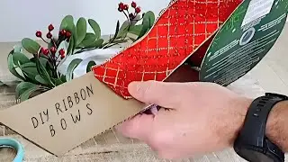 Genius Hack! Ribbon Bows Using a Fork & Cardboard. #bow #howto #ribbon #giftwrapping #diy #hack 