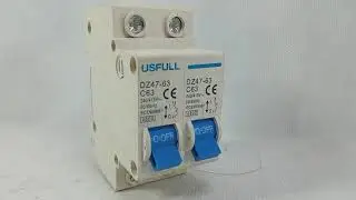 USFULL DZ47-63-C63 63A 2P Circuit Breaker in Pakistan | Brandrethroad. pk