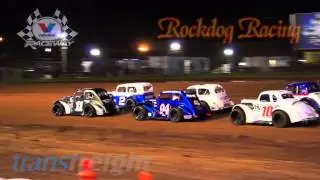 Legend Car Round 4 A Main - Valvoline Raceway - Rockdog Racing Videos