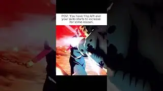1 HP and a dream #anime #animememes #gaming #metalcore #memes