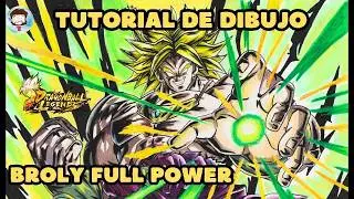 C&Oacute;MO DIBUJAR A BROLY FULL POWER DB LEGENDS | TUTORIAL DE DIBUJO