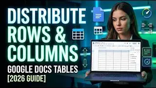 How to Distribute Rows and Columns in Tables in Google Docs [2026 Full Guide]