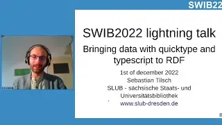 Quickly semantify structured data using quicktype and typescript