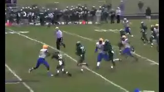 Laquan Treadwell in high school at Crete Monee vs. Richwoods highschool in playoffs.
