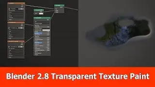 Blender 2.8 Tutorial : Transparent PBR Texture Painting