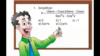 Identidades trigonométricas fundamentales para el arco simple. Ejercicio 1