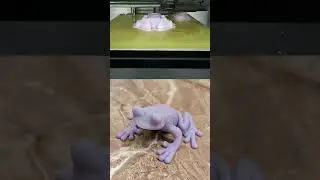 Glowing Dual Color Frog #timelapse #3dprinted
