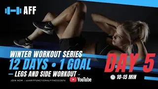 Legs & Side Fat Burn Workout | Functional Training at Home | Day 5