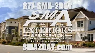 HOA Window Contractor Brooklyn Park MN, SMA Exteriors & Restoration