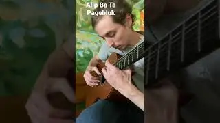 Alip Ba Ta -  Pagebluk - classical guitar cover