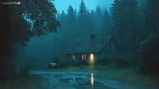 🏕️ Relaxing Rain Sounds in Forest for Deep Sleep - Natural Rain Ambience for Better Rest & Calm Mind