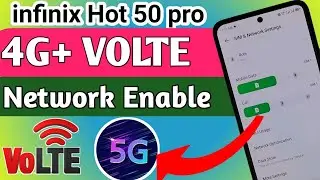 Infinix hot 50 pro 4g+volte и 4g звонки включены