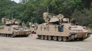 1st Infantry Division M2A3 Bradley Fighting Vehicle Gunnery, Rodriguez Live Fire Complex South Korea