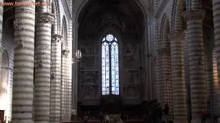 Orvieto Cathedral Interior Zoom to Window (Italy) - youtube.com/tanvideo11
