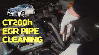 CT200h EGR 파이프 청소하기 /Cleaning CT200h EGR pipe!