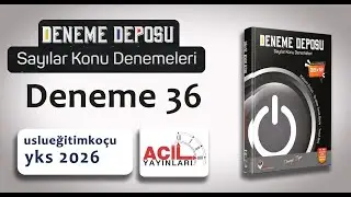 Sayılar Denemesi DENEME 36 Deneme Deposu Soru Çözümleri 2026 #tytmatematik #acilyayınları