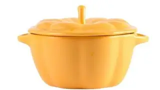 Ceramic soup bowl with lid