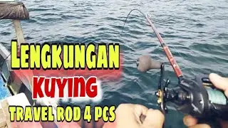 kuying freestyle walker travel rod || 4 pcs di buat mancing dasaran...kenapa tidak!!!