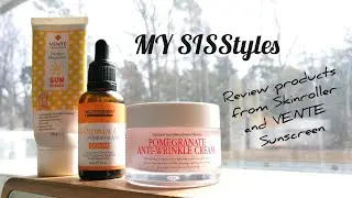 รีวิว​ skincare จาก​แบรนด์ Skinroller​ และ​  VENTE​ Perfect Protection Sunscreen