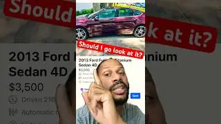 2013 Ford fusion $3500 should I go look at it? #cars #buyingcars #garageshop #automotive #forsale