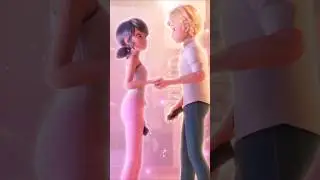 Marinette i Adrien 😍 Miraculum: Biedronka i Czarny Kot - Tokio, Stellar Force #biedronka #miraculous