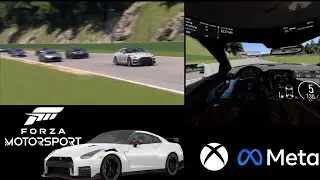 Nissan GTR Nismo - #Forza Motorsport2023 + LG920 + #MetaQuest en #XboxseriesX