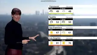 Susan Powell - BBC World weather - (7th December 2020) - HD [60 FPS]