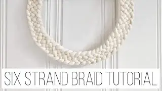 HOW TO TIE WITH SIX STRANDS // MACRAME KNOT TUTORIAL