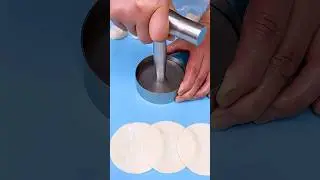 Manual dough press | Burger patty maker #kitchengadgets #dough #shorts