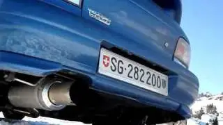 Subaru impreza WRX revving