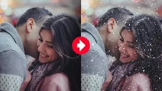 Add Falling Snow to Any Image with GIMP