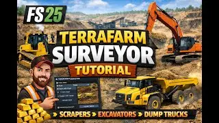 FS25 Master Terrafarm surveyor tutorial