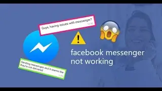 Facebook Messenger Server Down ! messenger problem today | messenger down
