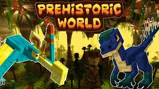 Cavern of Dinosaurs! | Minecraft Prehistoric World Adventure SMP Modpack w/Star Ep.3