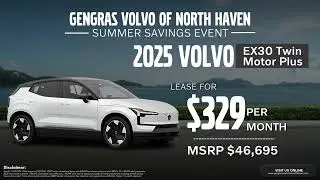 Drive Electric This Summer | 2025 Volvo EX30 Twin Motor Plus Lease Deal