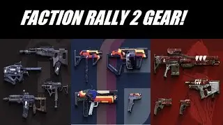 Best New Faction Rally Gear For Crucible! Destiny 2