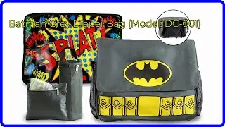 REVIEW (2025): Batman Grey Diaper Bag (Model: DC-001). ESSENTIAL details.