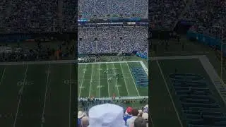 Andy Dalton hit as he throws. #carolinapanthers #buffalobills #bills #Panthers #andydalton