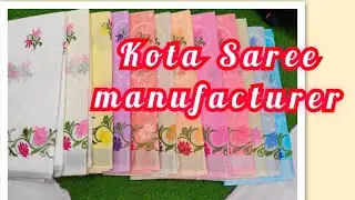 💫 Pure Kota Doria Sarees at Wholesale | Direct from Rajasthan Manufacturer 🧶