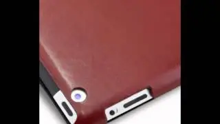 Melkco Leather case for Apple The new iPad-Slimme Cover Type (Vintage Red) with sleep mode
