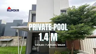 Rumah punya kolam renang pribadi di Pamulang Tangsel 🔥🔥💥