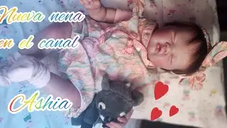 Ashia🍼💖 compartiendo su primera puesta💞#reborns #rebornbaby #bebesreborns