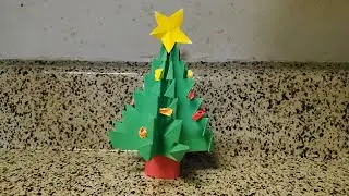 Origami Christmas tree |DIY paper Christmas tree #christmasspecial #origamitree