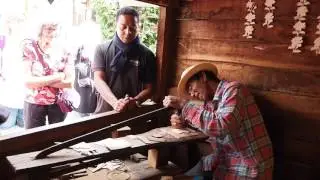 A Zafimaniriman working in Ambositra, Madagascar.