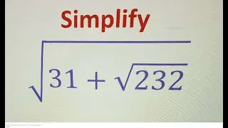 A Very Nice Olympiad Square Root Simplification Problem||