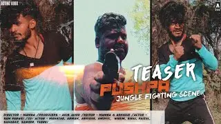 TEASER Pushpa Jungle Fighting seen 🎥🔥||ACTING ADDA||#firehaimai #pushpamovie #actingadda #alluarjun