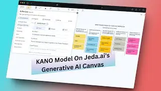 Kano Model with AI - Jeda.ai's Multimodal AI Workspace