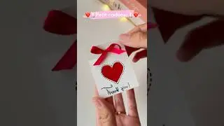 Un petit cadeau fait main avec une bougie❤️Simple et &eacute;l&eacute;gant 🌺faitmain #DIY #bougie #cadeau #shorts